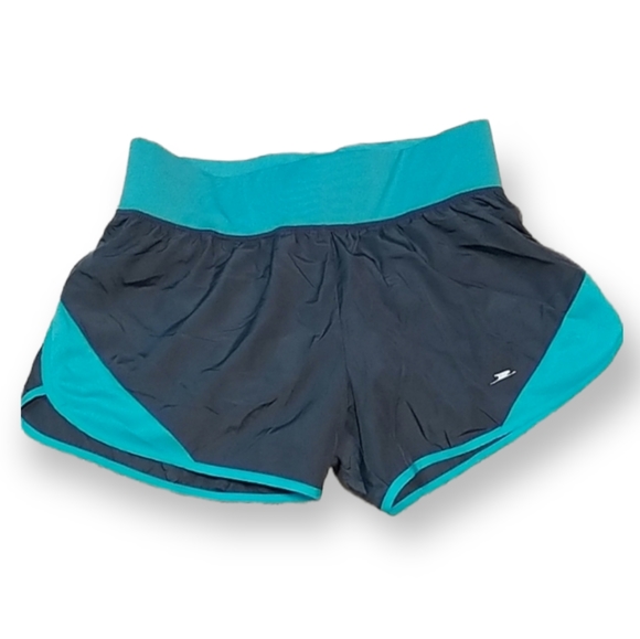 Crane Blue and Gray Running Shorts sz S - Picture 1 of 3